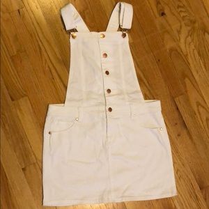 Forever 21 white overall Dress